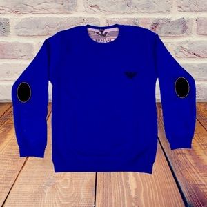 ARMANI Long Sleeve Crew Comfortable Sweater for Kids Boys